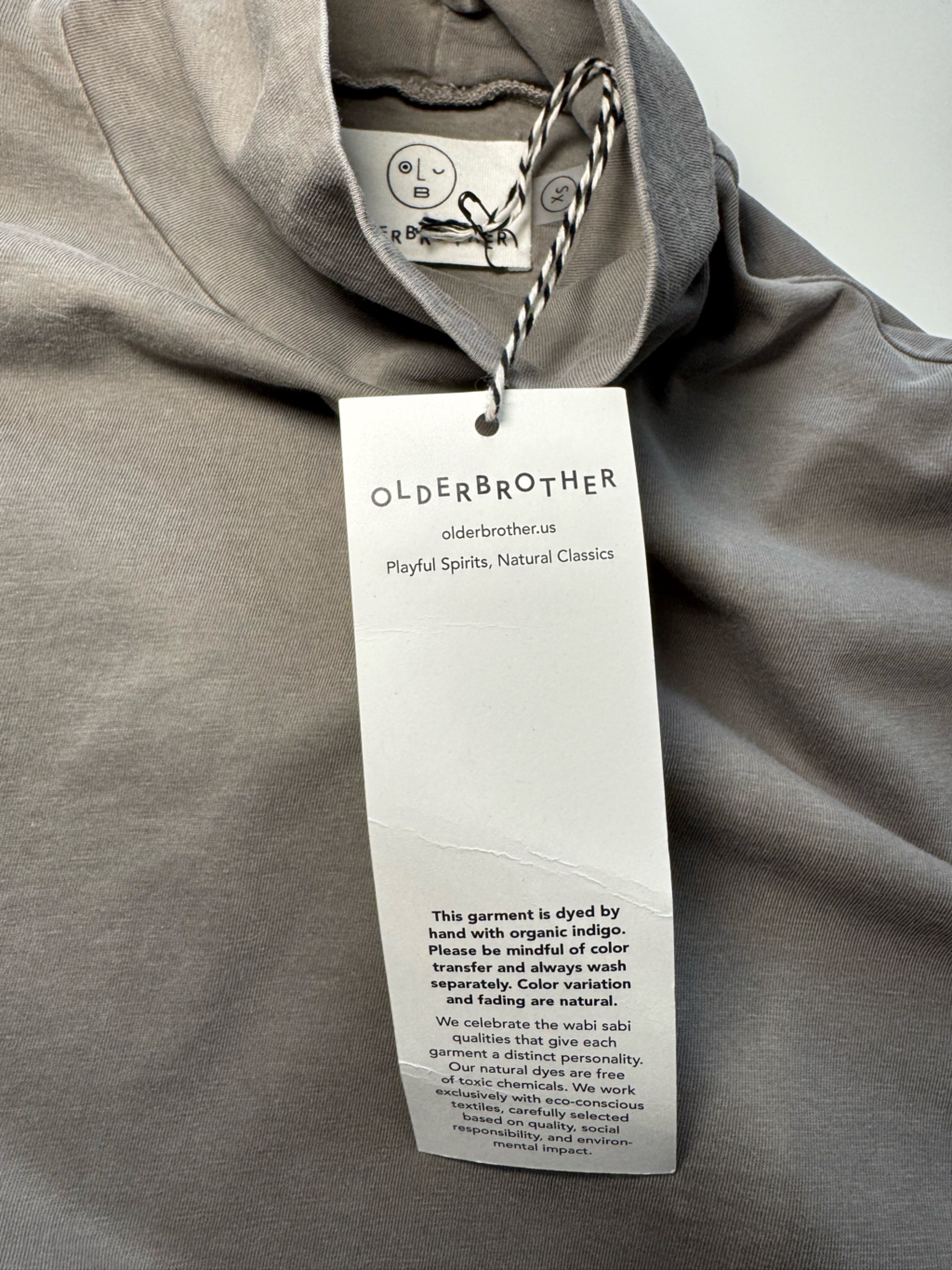 Olderbrother Long Sleeve Turtleneck Organic Japanese Cotton Shirt Men’s Size Xs — image 6 of 8